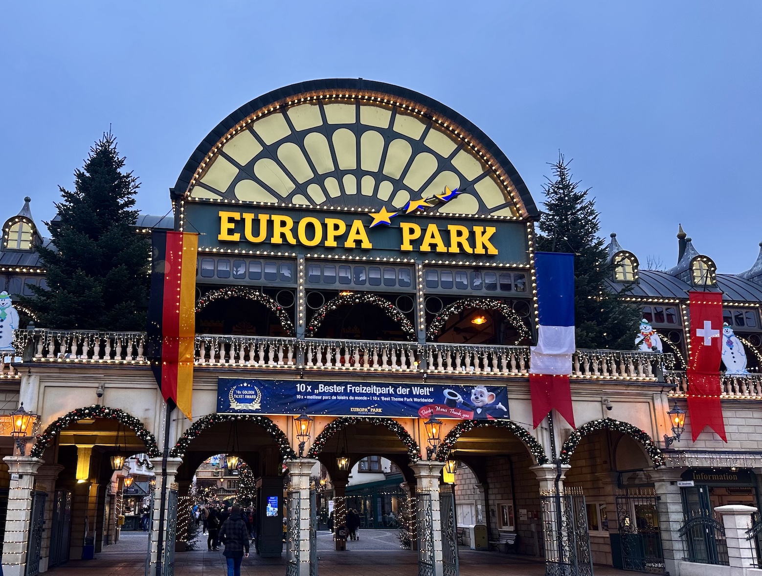 Eingangsbereich des Europa-Parks