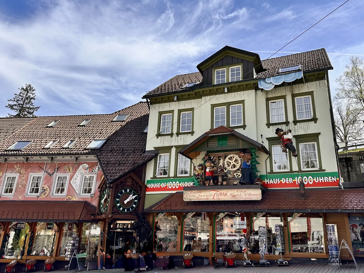 Uhrengeschäft an der Hauptstraße in Triberg