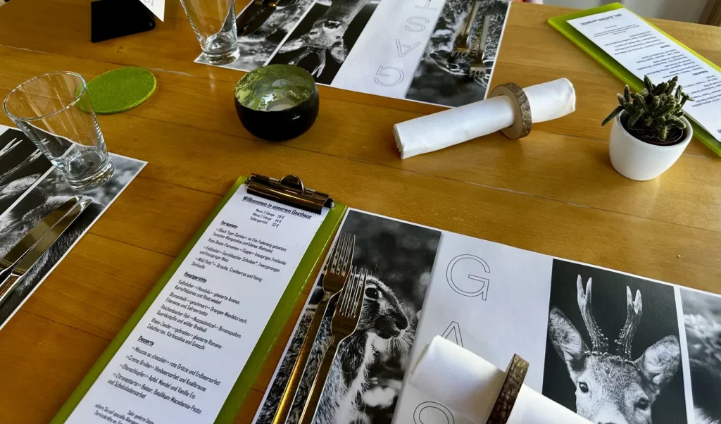Speisekarte im Gasthaus Adler in Lahr mit saisonalen Gerichten und regionaler Küche