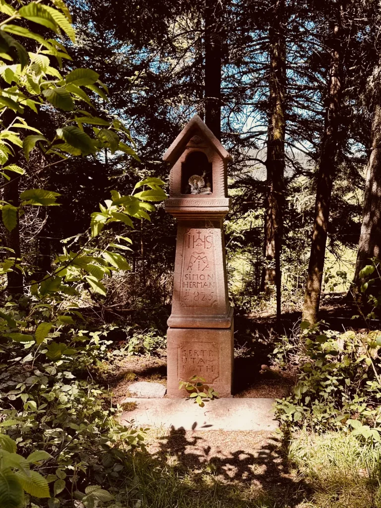 Historischer Bildstock am Hahn-und-Henne-Premiumweg