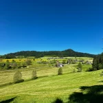 Panoramablick über Wiesen und Schwarzwaldhöhen auf dem Hahn-und-Henne-Premiumweg