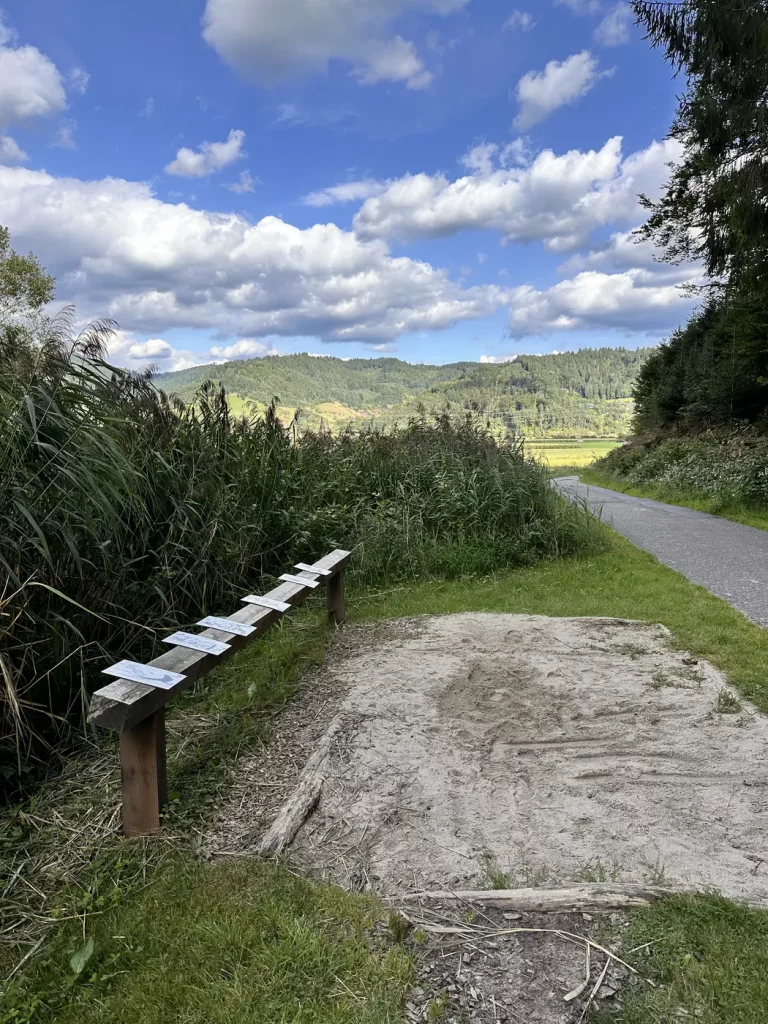 Sandgrube für Weitsprung-Station