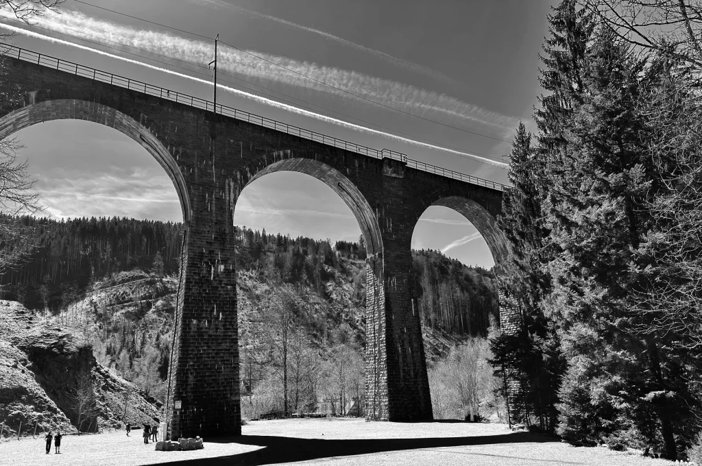 Ravennaviadukt über der Ravennaschlucht im Hochschwarzwald